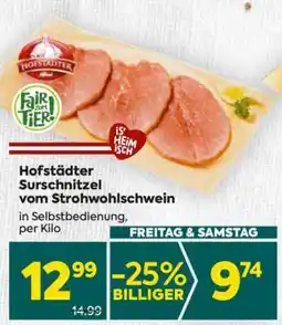 Billa Hofstädter Surschnitzel vom Strohwohlschwein Angebot