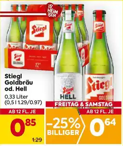 Billa Stiegl Goldbräu Angebot