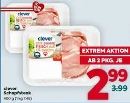 Billa clever Schopfsteak Angebot