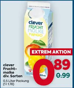 Billa clever Frucht- molke Angebot