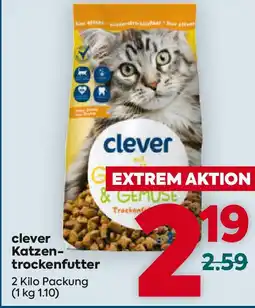 Billa clever Katzen- trockenfutter Angebot