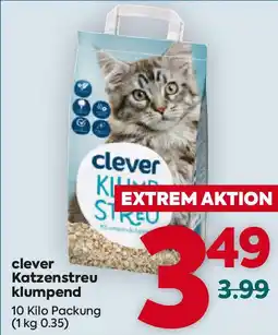 Billa clever Katzenstreu klumpend Angebot