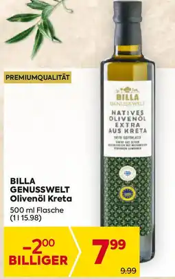 Billa BILLA GENUSSWELT Olivenöl Kreta Angebot