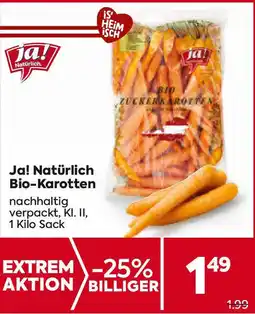 Billa Ja! Natürlich Bio-Karotten Angebot