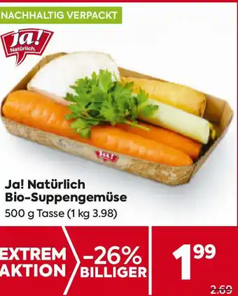 Billa Ja! Natürlich Bio-Suppengemüse Angebot