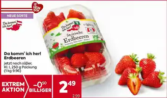 Billa Da komm' ich her! Erdbeeren Angebot