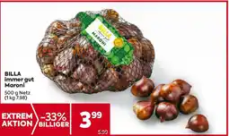 Billa BILLA immer gut Maroni Angebot