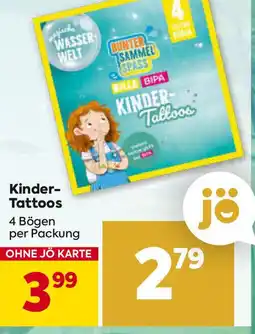 Billa Kinder- Tattoos Angebot
