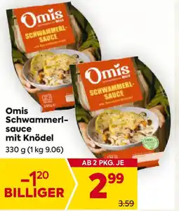 Billa Omis schwammerl- sauce mit knödel Angebot