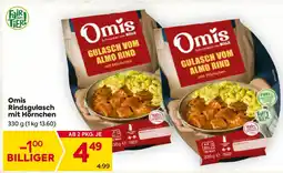 Billa Omis Rindsgulasch mit Hörnchen Angebot
