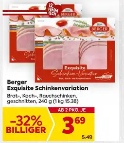 Billa Berger Exquisite Schinkenvariation Angebot
