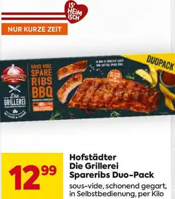 Billa Hofstädter Die Grillerei Spareribs Duo-Pack Angebot