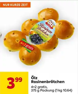 Billa Ölz Rosinenbrötchen Angebot
