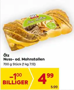 Billa Ölz Nuss-od. Mohnstollen Angebot