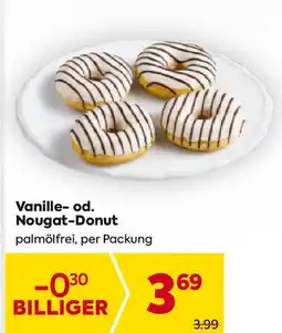 Billa Vanille- od. Nougat-Donut Angebot