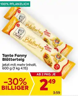 Billa Tante Fanny Blätterteig Angebot