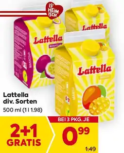 Billa Lattella Angebot