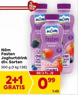 Billa Nöm Fasten Joghurtdrink Angebot
