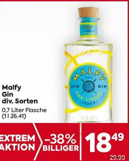 Billa Malfy Gin div. Sorten Angebot