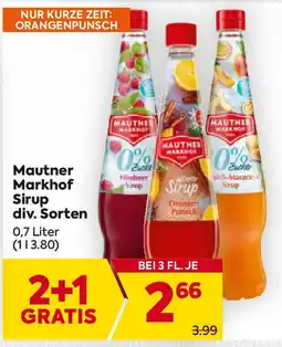 Billa Mautner Markhof Sirup Angebot
