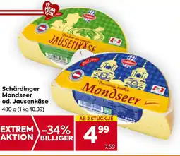 Billa Schärdinger Mondseer od. Jausenkäse Angebot