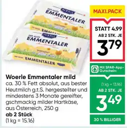 Maximarkt Woerle Emmental mild Angebot