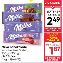 Maximarkt Milka Schokolade Angebot