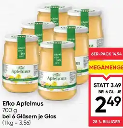 Maximarkt Efko Apfelmus Angebot