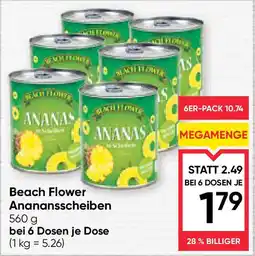 Maximarkt Beach Flower Ananansscheiben Angebot