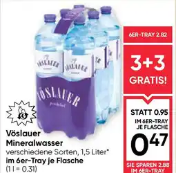Maximarkt Vöslauer Mineralwasser Angebot