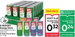 Maximarkt S-BUDGET Energy Drink Angebot