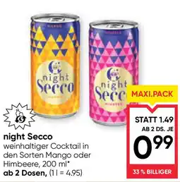 Maximarkt Night secco Angebot