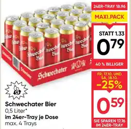 Maximarkt Schwechater Bier Angebot