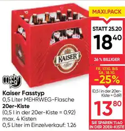 Maximarkt Kaiser Fasstyp Angebot