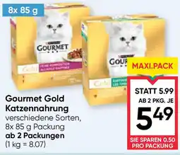 Maximarkt Gourmet Gold Katzennahrung Angebot