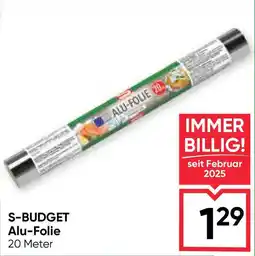 Maximarkt S-BUDGET Alu-Folie Angebot