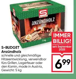 Maximarkt S-BUDGET Anzündholz Angebot