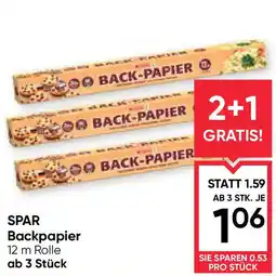 Maximarkt SPAR Backpapier Angebot