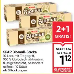 Maximarkt SPAR Biomüll-Säcke Angebot