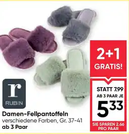 Maximarkt Damen-Fellpantoffeln Angebot
