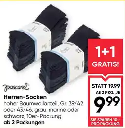 Maximarkt pascarel Herren-Socken Angebot