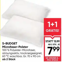 Maximarkt S-BUDGET Microfaser-Polster Angebot