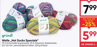 Maximarkt gründ Wolle Hot Socks Speciale Angebot