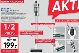 Maximarkt SAMSUNG Akkusauger Jet 70 Power Angebot