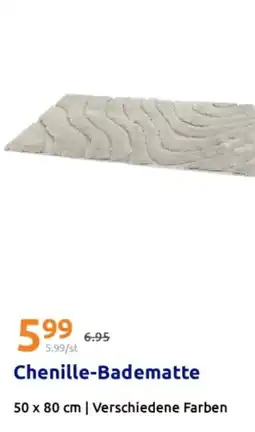 Action Chenille-Badematte Angebot