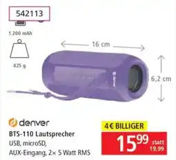Pagro Diskont BTS-110 Lautsprecher Angebot