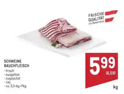 Metro Schweine Bauchfleisch Angebot