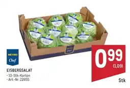 Metro EISBERGSALAT Angebot