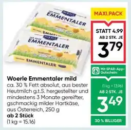 Maximarkt Woerle Emmentaler mild Angebot