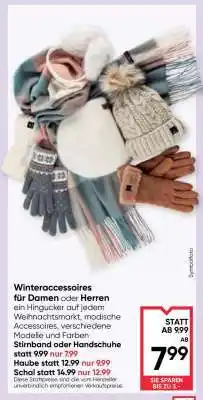 Maximarkt Winteraccessoires für Damen oder Herren Angebot